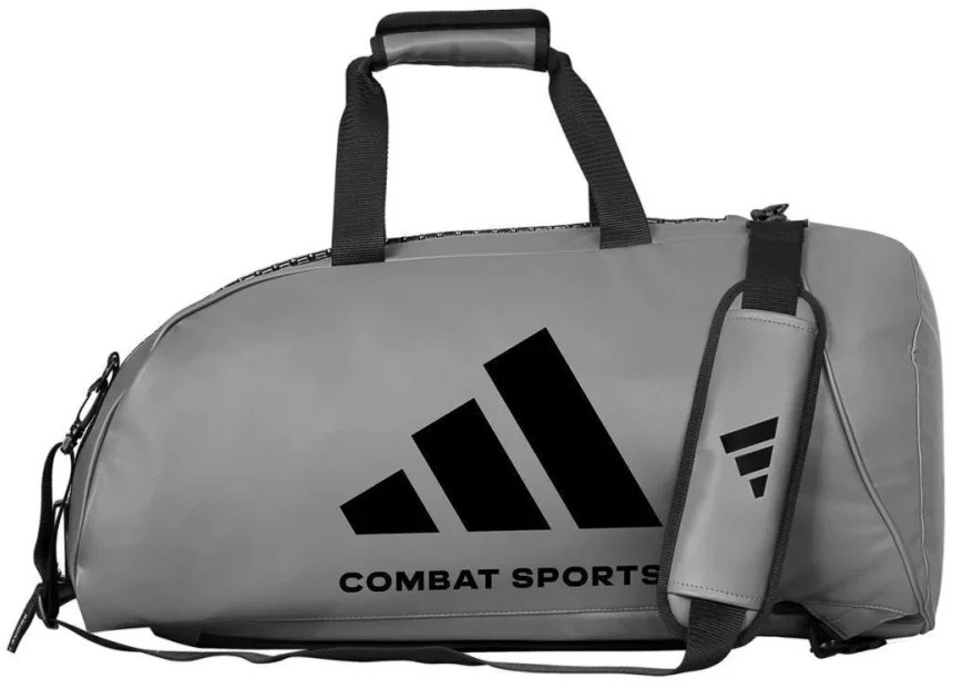 ADIDAS 2in1 Bag PU Combat Sports L, grey/black