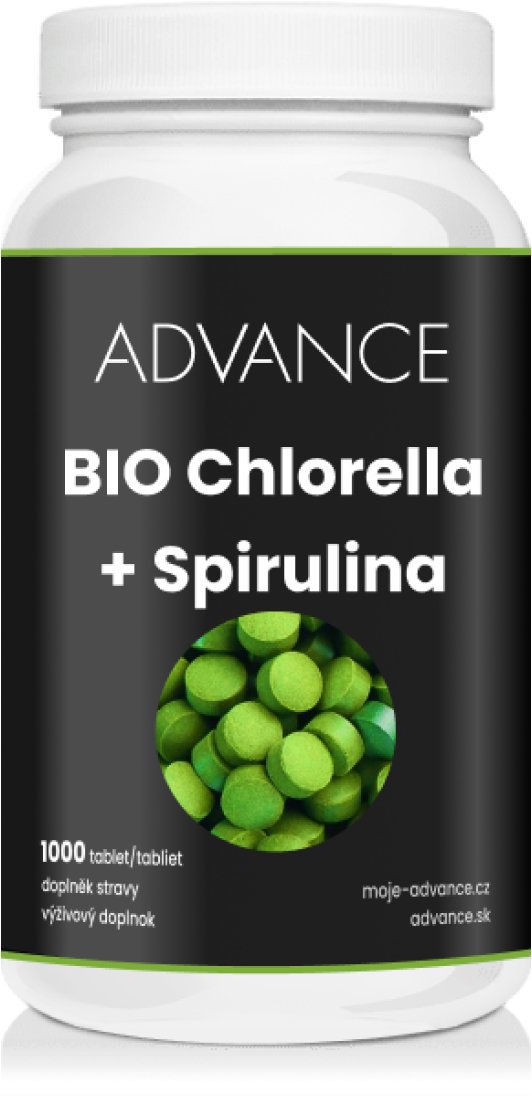 ADVANCE Chlorella + Spirulina BIO 1000 tablet
