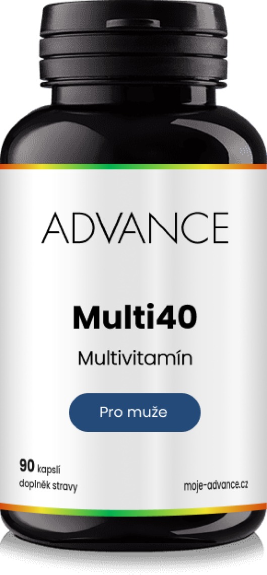 ADVANCE Multi40 pro muže 90 kapslí - multivitamín