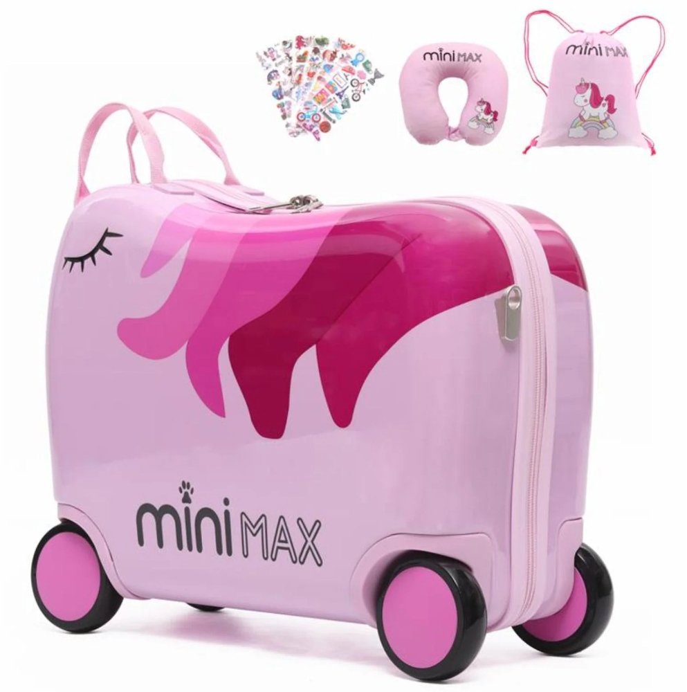 AEROLITE MiniMax Ride-On Unicorn růžový