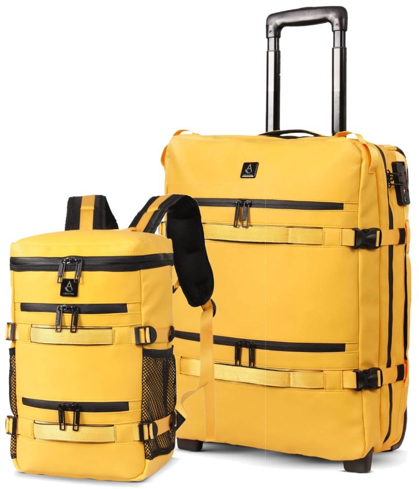 AEROLITE T-B002 + BP002 Cestovní set, žlutý