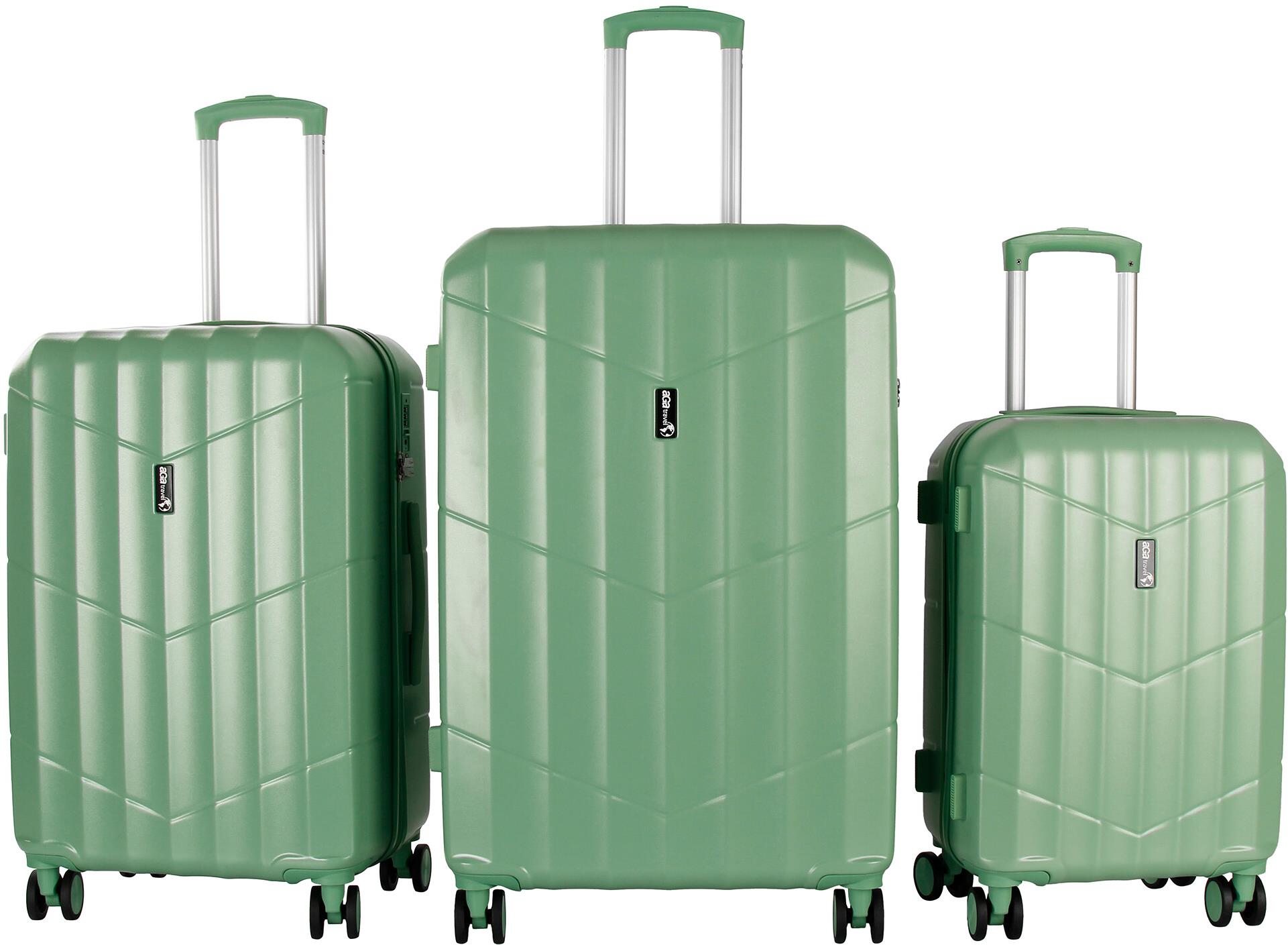 Aga Travel Sada cestovních kufrů MR4669 Zelená