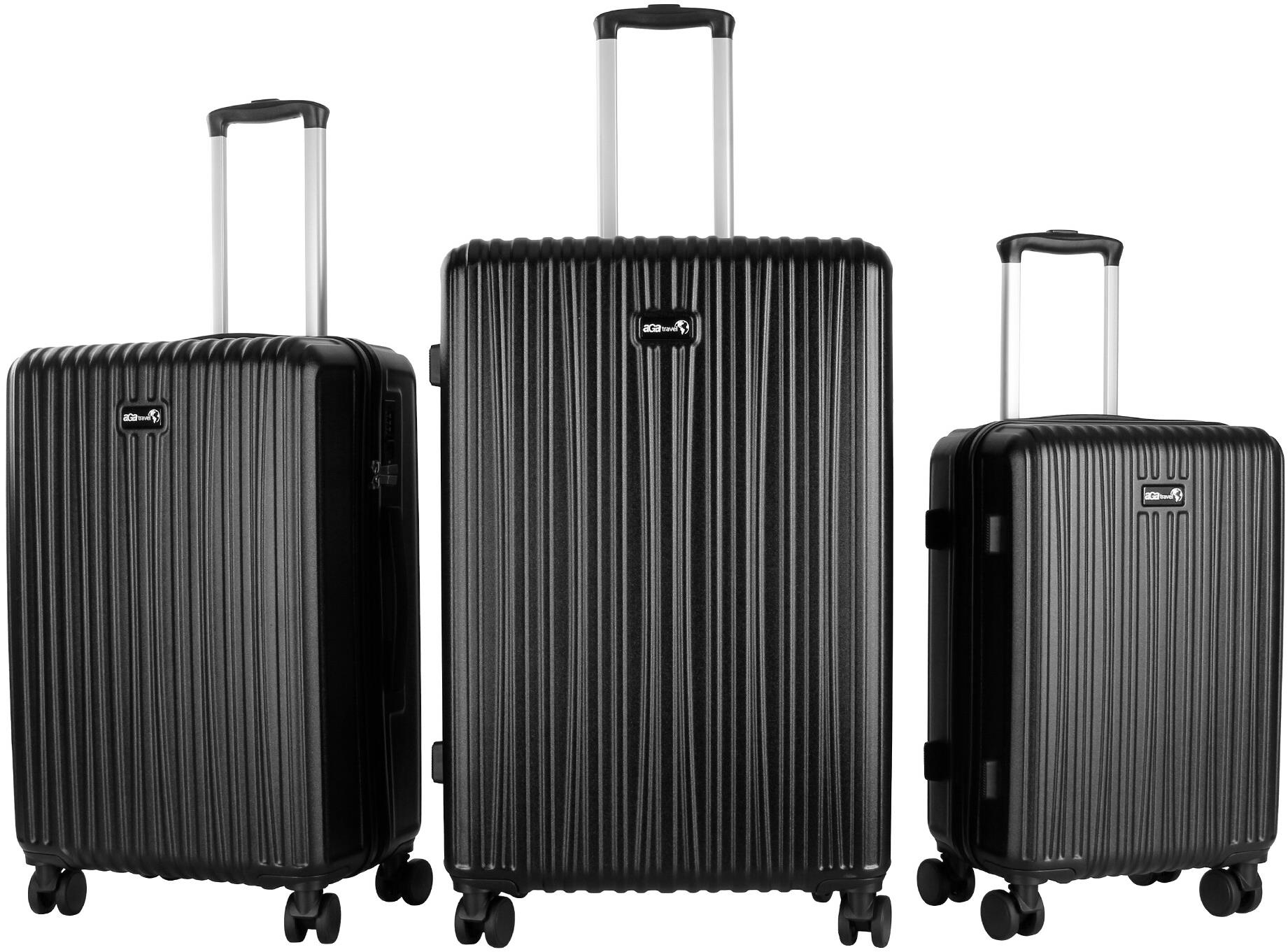 Aga Travel Sada cestovních kufrů MR4667 černá