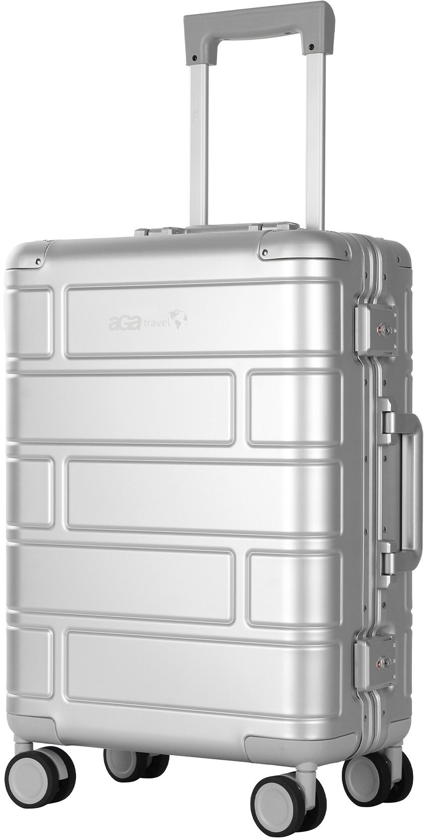 Aga Travel Příruční zavazadlo MR4678 Stříbrné