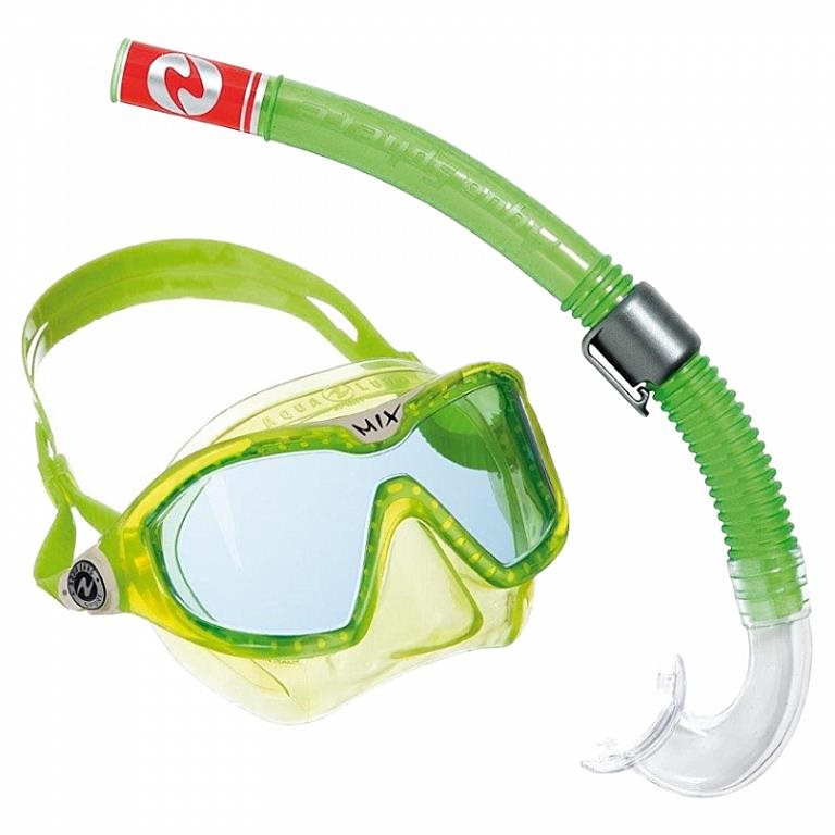 Aqua Lung Dětský set maska a šnorchl Combo Mix Reef DX, lime