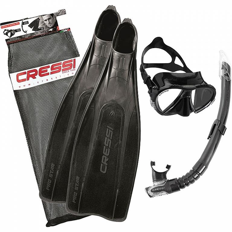 Potápěčská sada potápěčský set cressi set pro star bag, 41/42