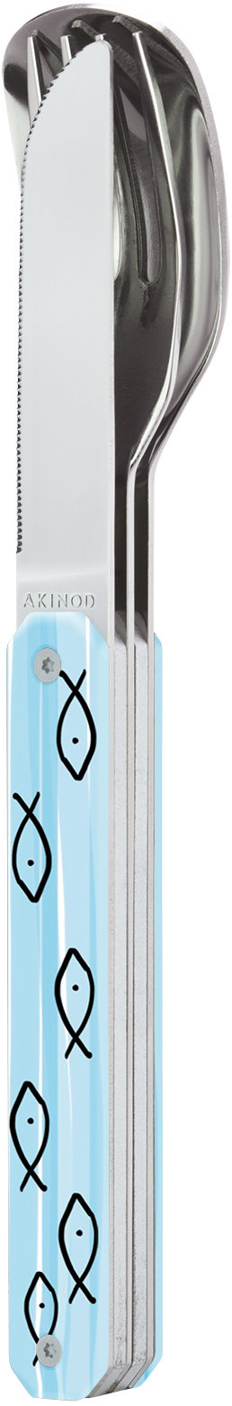 Akinod magnetický příborový set 12h34 whitebait
