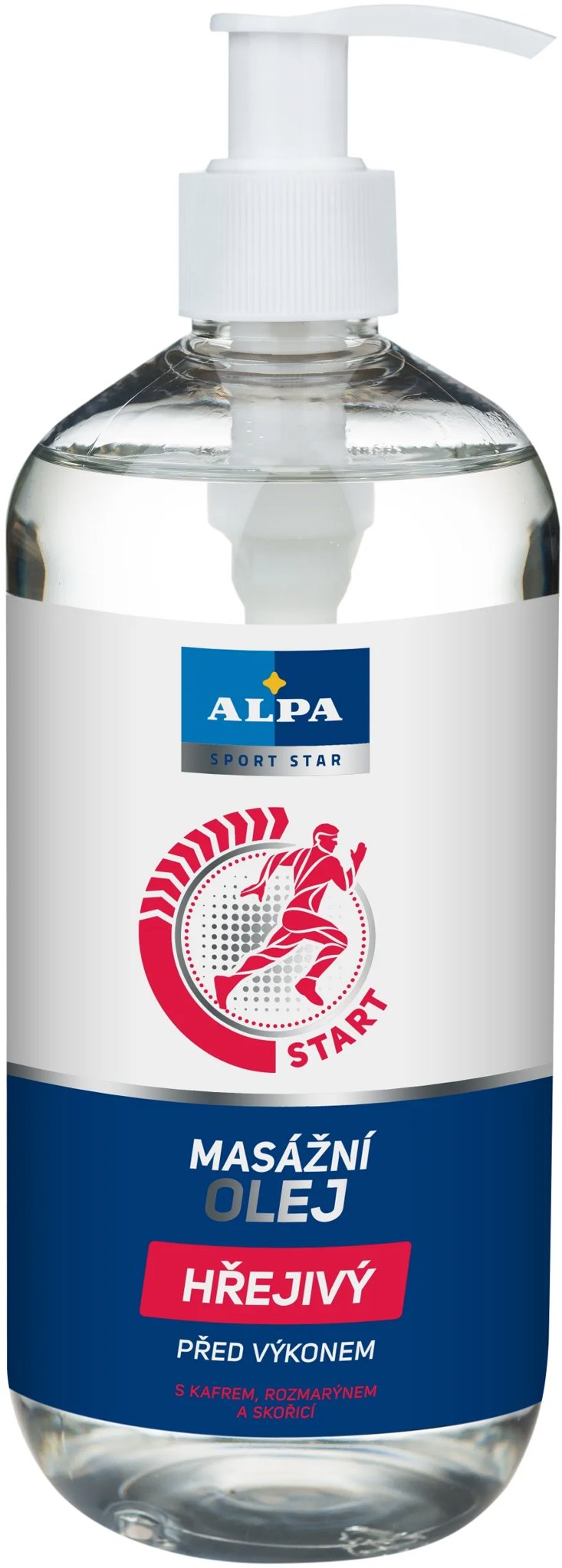 ALPA Masážní olej hřejivý 500 ml