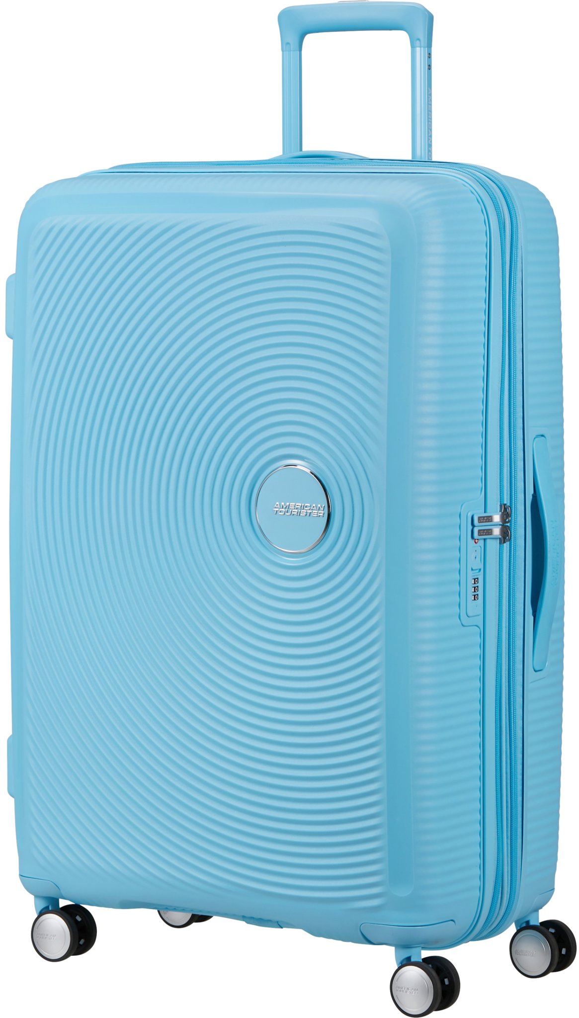 American Tourister Soundbox 77 cm rozšiřitelný Modrá Blueberry Fizz