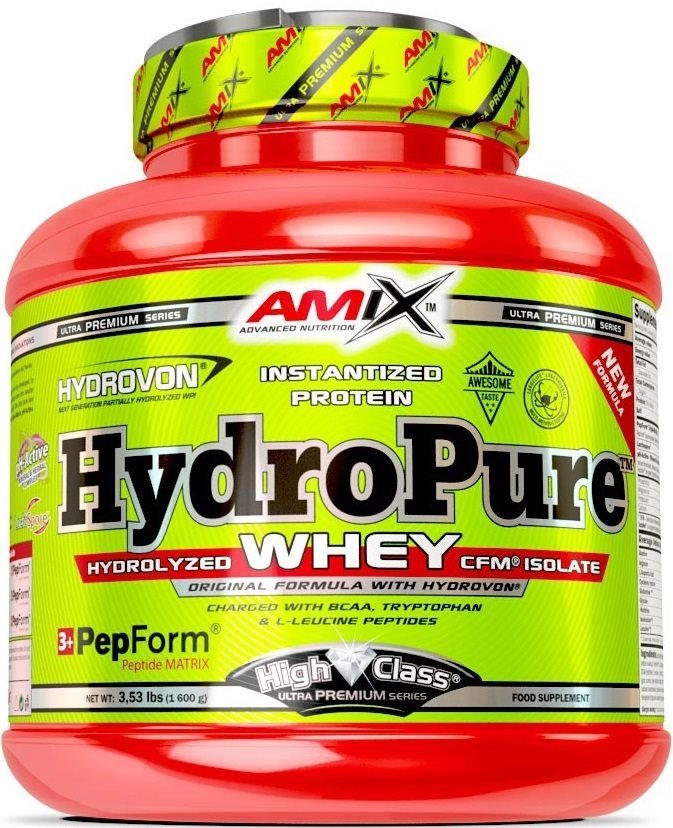 Amix HydroPure Hydrolyzed Whey CFM Protein 1600 g - Peanut butter cookies