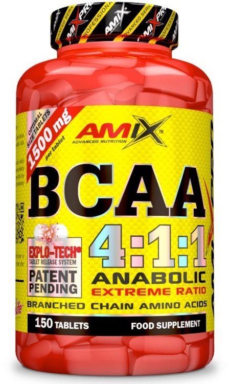 Amix Nutrition BCAA 4:1:1, 150 kapslí