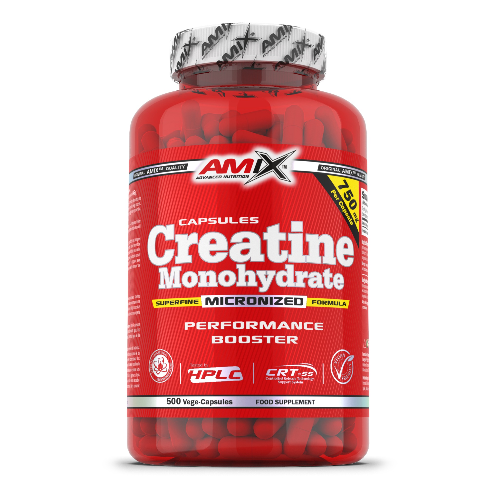 Amix Nutrition Creatine monohydrate, kapsle, 500 kapslí
