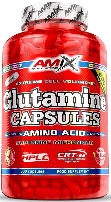 Amix Nutrition L-Glutamin, 360 kapslí