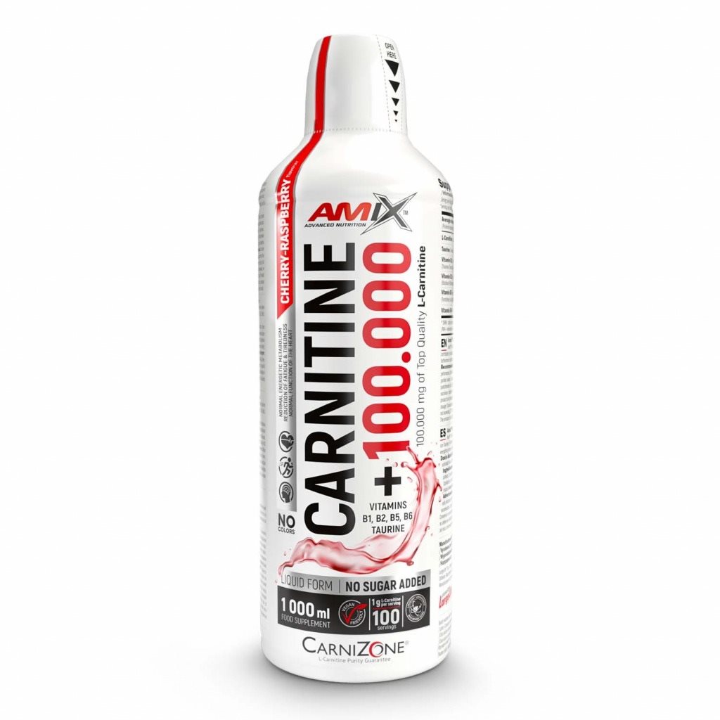 AMIX Carnitine 100.000, 1000ml, Cherry-Raspberry