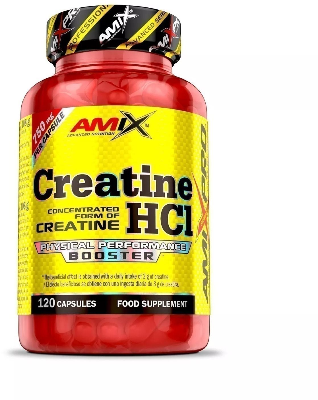 Amix Nutrition Pro Creatine HCl, 120cps