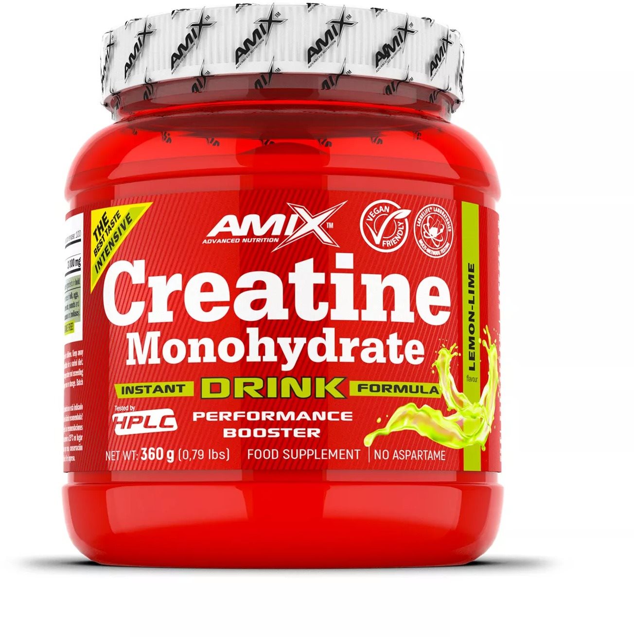 Amix Nutrition Creatine monohydrate Powder Drink 360g, Lemon-Lime