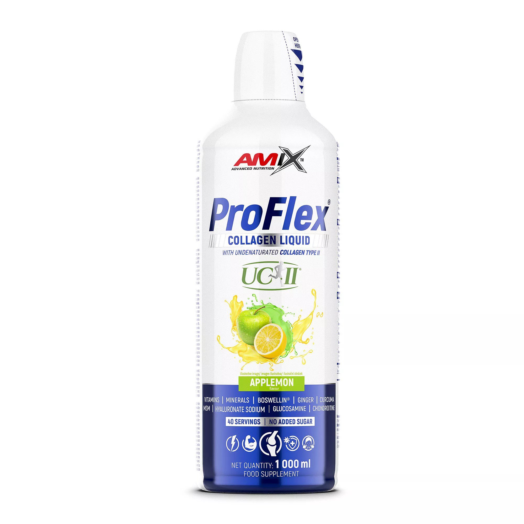 Amix Nutrition ProFlex Collagen + UC-II Liquid 1000 ml Applemon