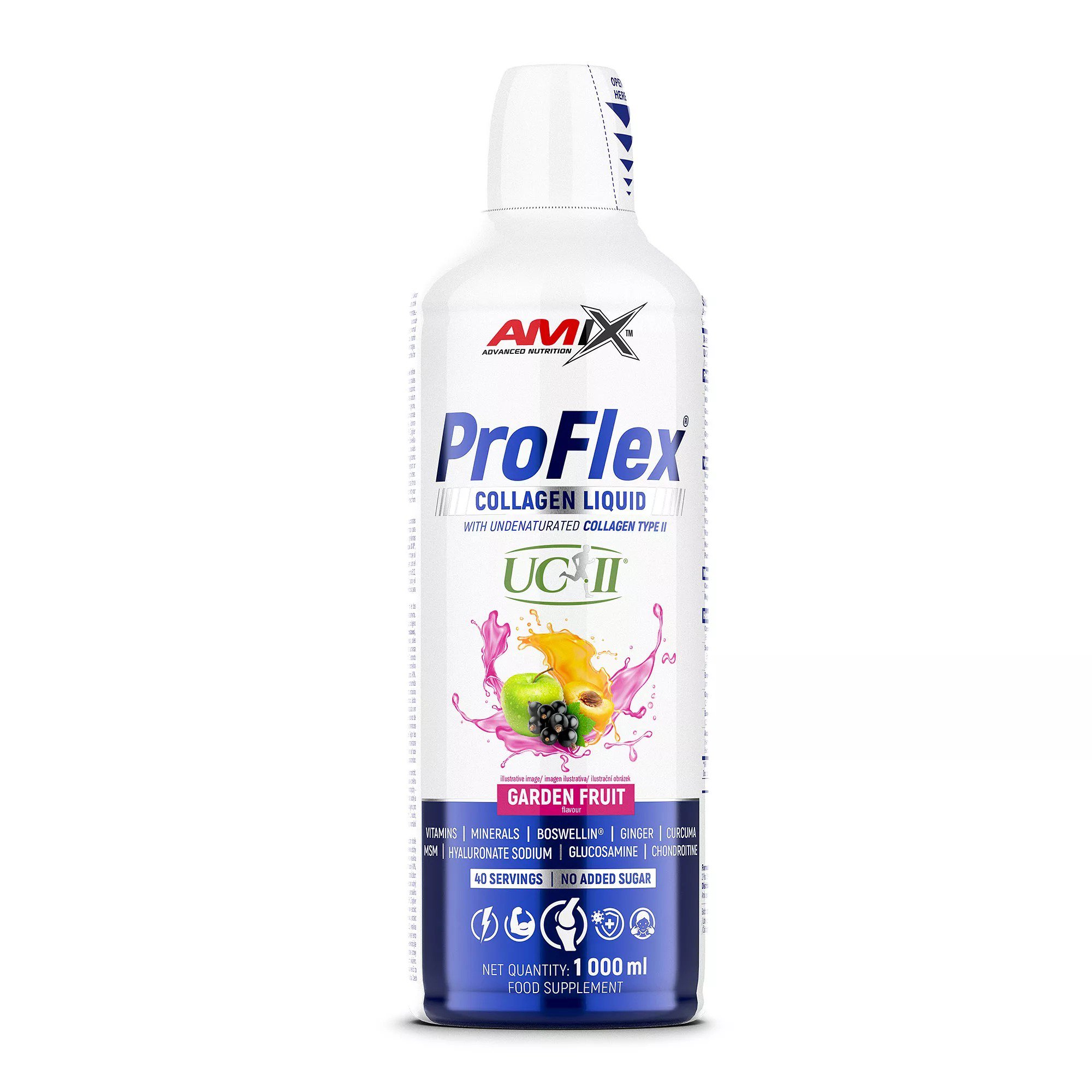 Amix Nutrition ProFlex Collagen + UC-II Liquid 1000 ml Garden Fruit