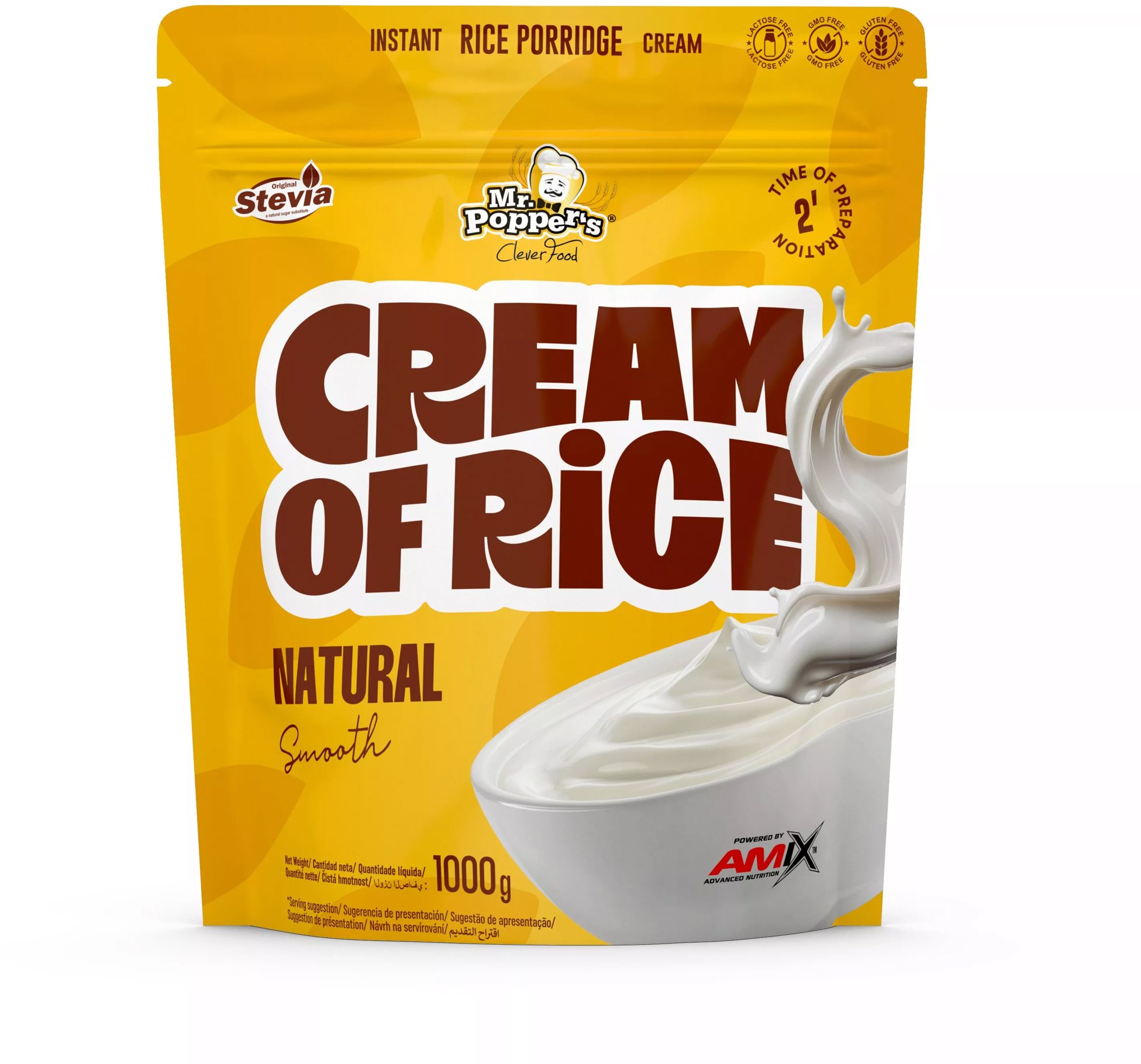 Amix Nutrition Mr.Popper´s - Cream of Rice 1000 g doypack natural