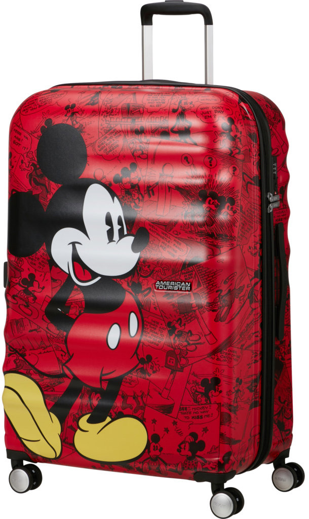 American Tourister Wavebreaker Disney Spinner 77 cm Mickey Comics Red