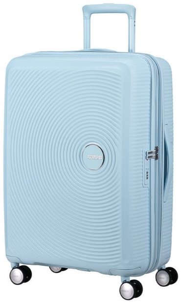 American Tourister Soundbox Spinner 67 EXP Pastel Blue
