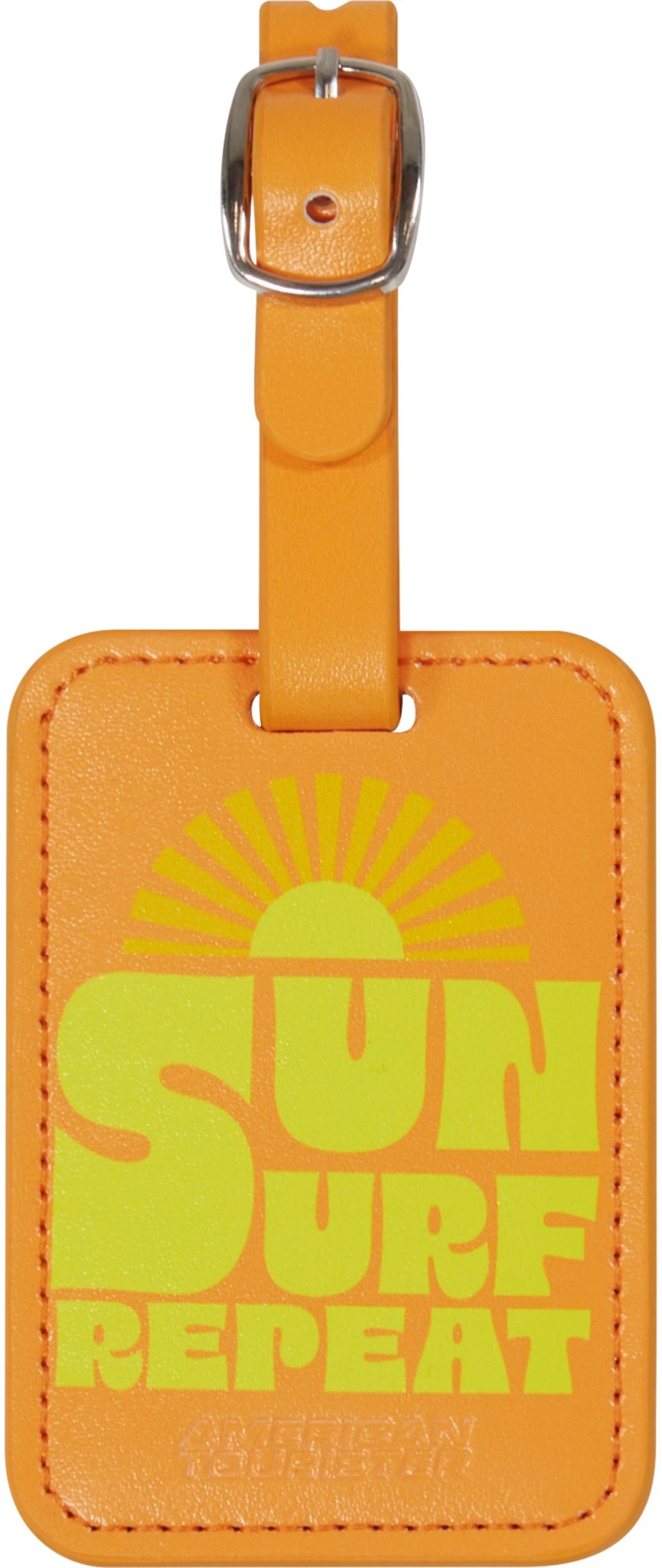 American Tourister Graphic Tags visačka na kufr 2ks, oranžová (Sun Surf Repeat)
