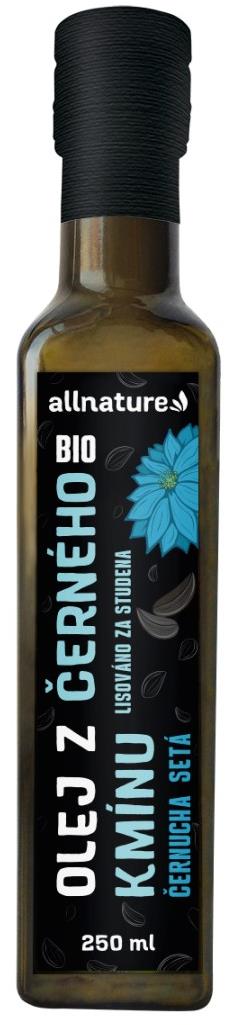 Allnature Olej z černého kmínu BIO 250 ml