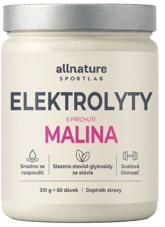 Allnature Sportlab Elektrolyty malina 310 g