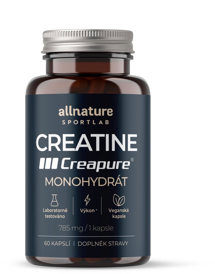Allnature Sportlab Creatine Creapure monohydrát 60 cps