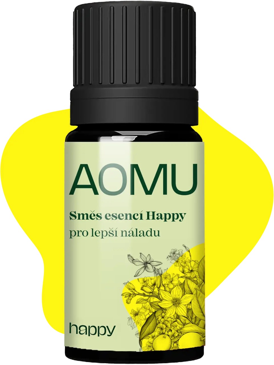 AOMU Happy – směs esenciálních olejů proti stresu 5 ml