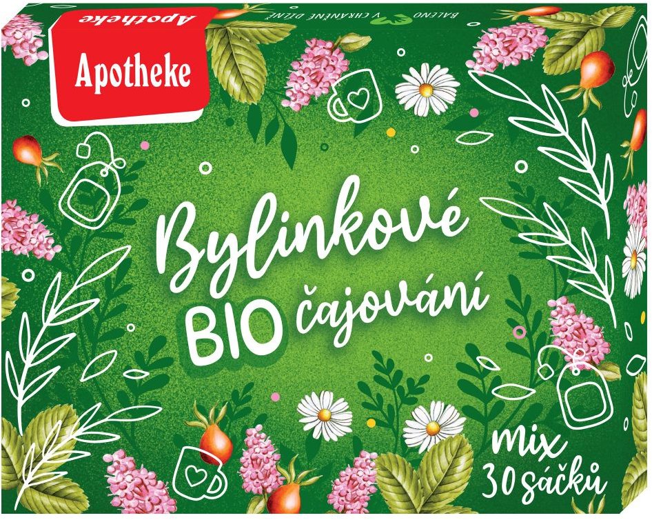 Apotheke Dárková kolekce BIO Čaj bylinkové čajování 30 sáčků