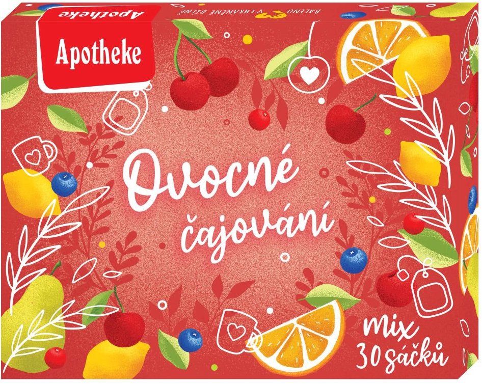 Apotheke Dárková kolekce Ovocné čajování 30 sáčků