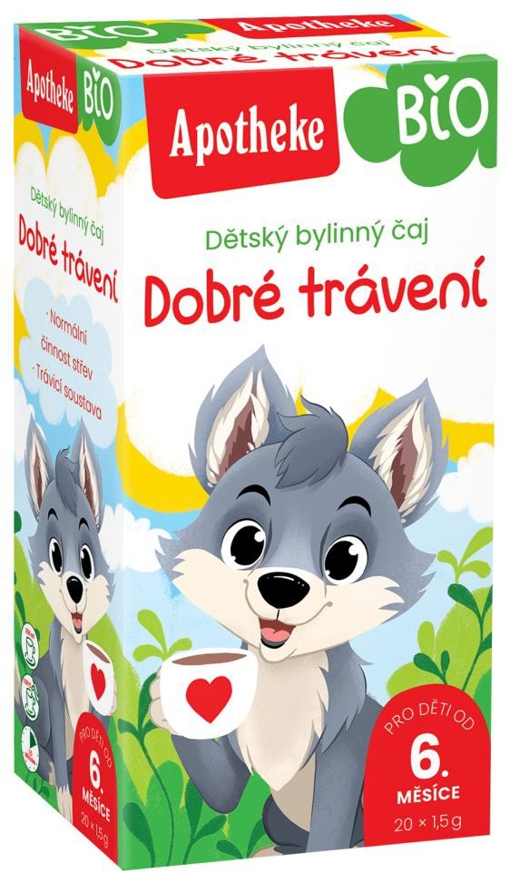 Apotheke BIO Na dobré trávení 20 × 1,5 g