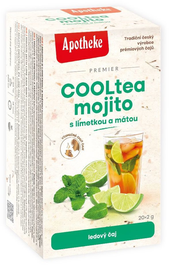 Apotheke COOLtea mojito s limetkou 20 × 2 g