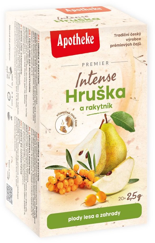 Apotheke Čaj Hruška a rakytník 20 × 2,5 g Intense