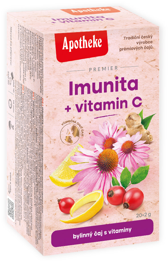 Apotheke Čaj Imunita-vitamín C 20 × 2 g