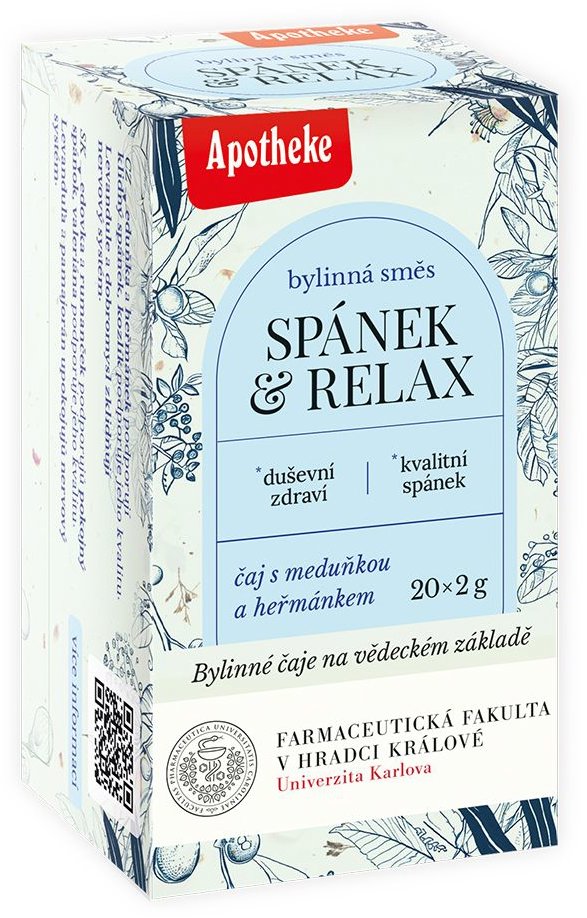 Apotheke Spánek a relax Farmaceutická fakulta 20 × 2 g