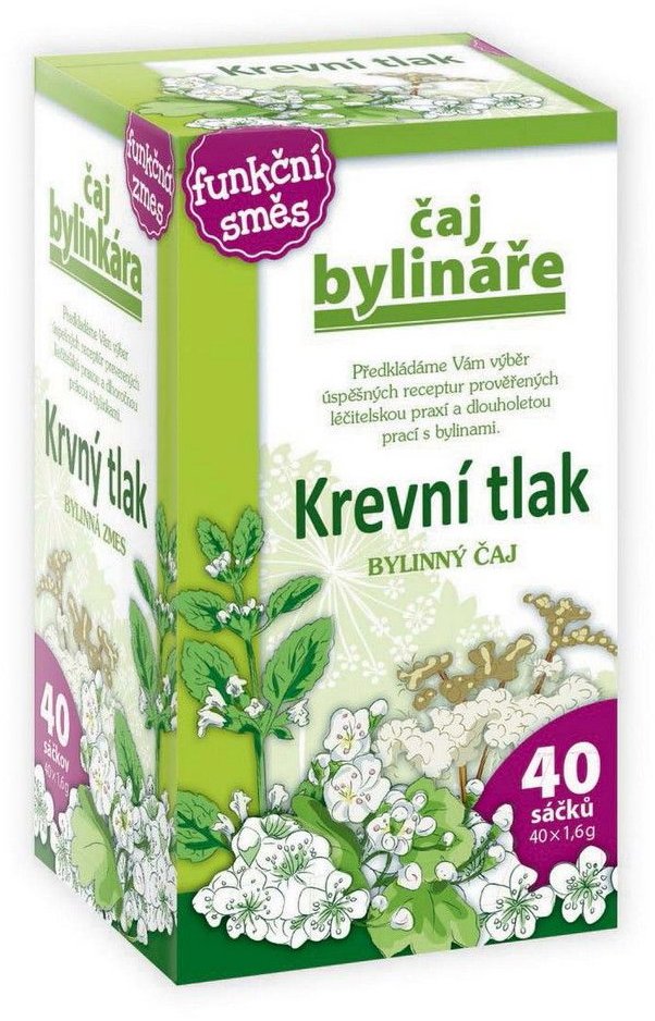 Apotheke Bylinář čaj Krevní tlak 40 × 1,6 g