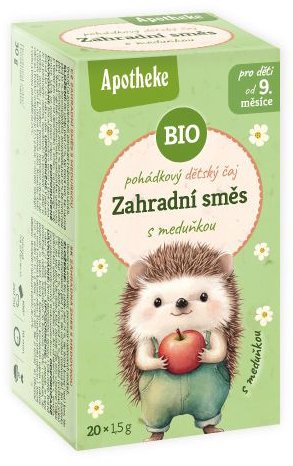 Apotheke BIO Dětský čaj Zahradní směs s meduňkou 20 × 1,5 g