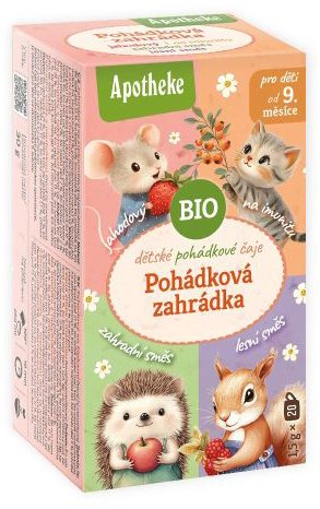 Apotheke BIO Dětský čaj Pohádková zahrádka 4v1 20 × 1,5 g