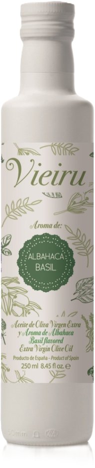 As Pontis Vieiru ochucený extra panenský olivový olej 250 ml, bazalka