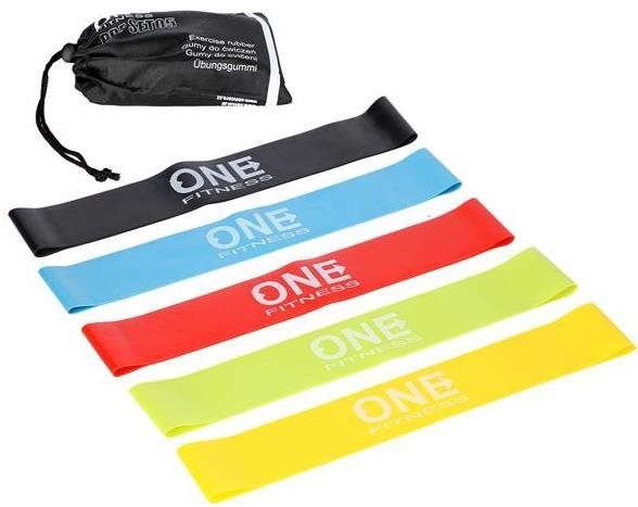 ONE FITNESS PBF SET05 Sada odporových gum