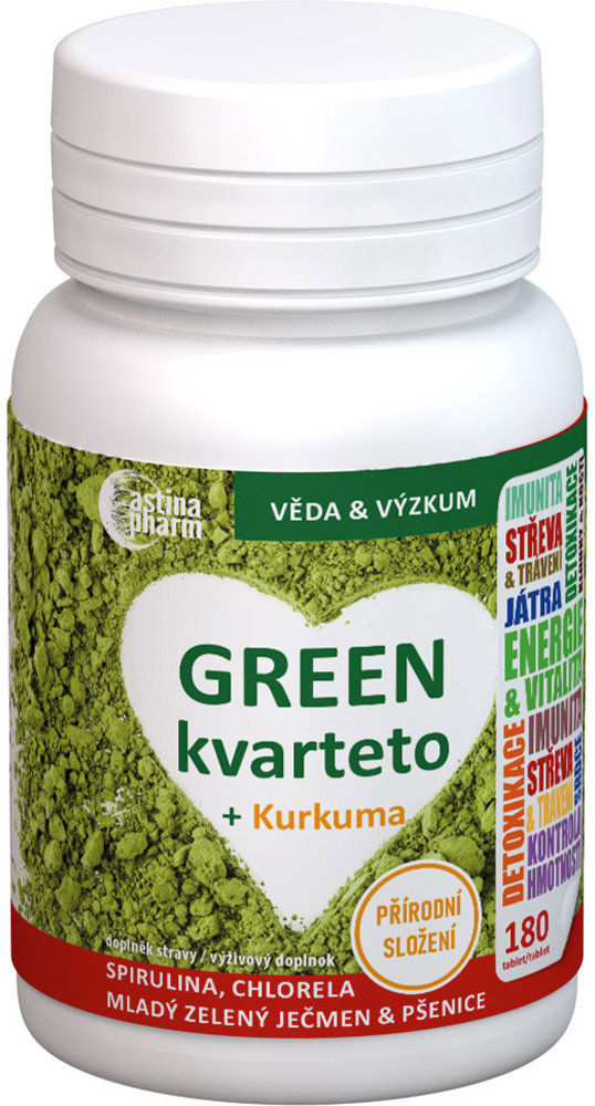 BIO Pharm Green Kvarteto s kurkumou 180 tablet