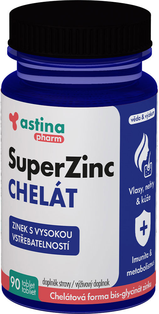 Astina Pharm SuperZINC CHELÁT 90 tablet