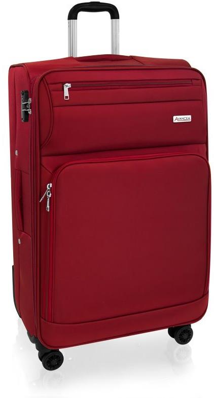 Avancea Cestovní kufr GP9196 Red 4W červený L