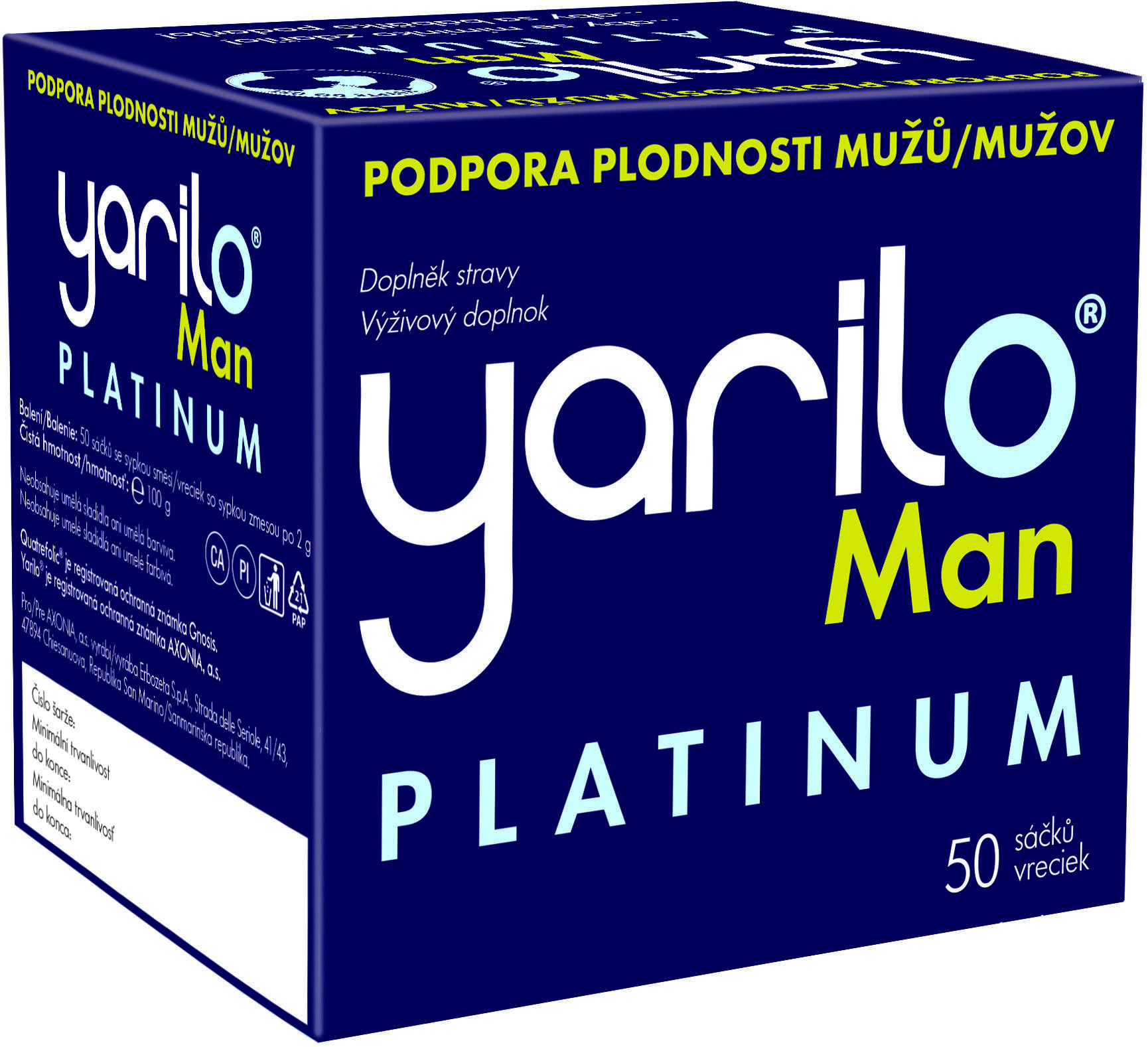 Yarilo Man Platinum 50 sáčků