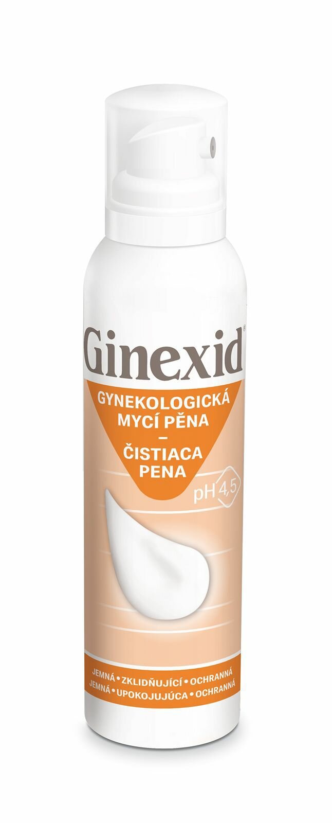 GINEXID Gynekologická mycí pěna 150 ml