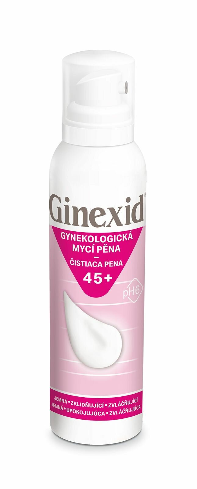 GINEXID Gynekologická mycí pěna 45 + 150 ml