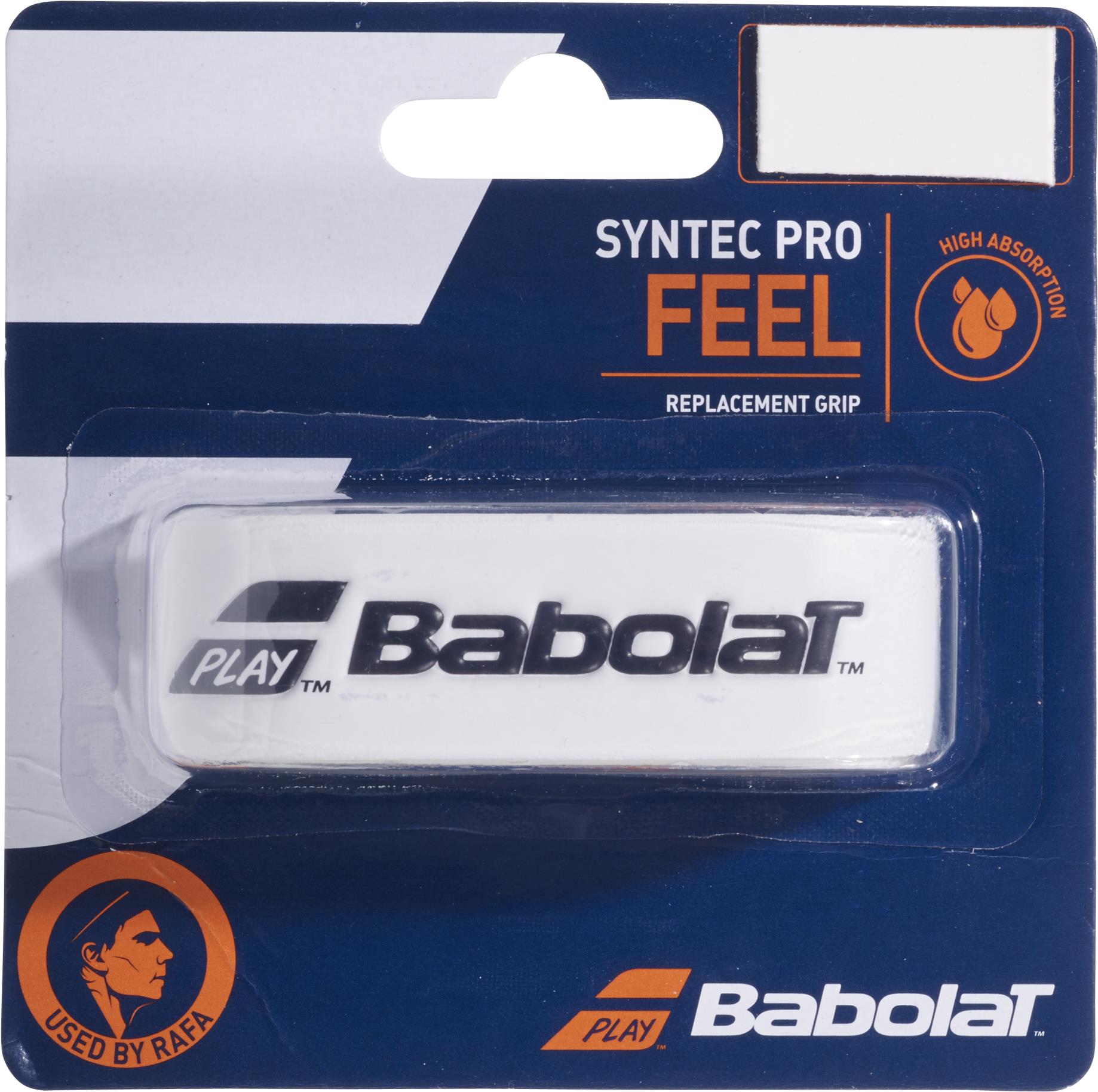 Babolat SYNTEC PRO GRIP Tenisová omotávka, bílá, velikost