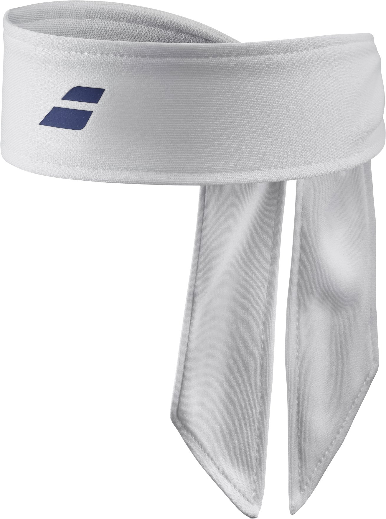 Babolat Tie Headband White/Sodalite Blue